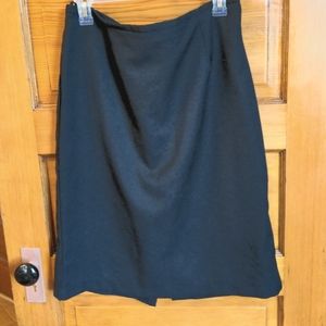 Black pencil skirt